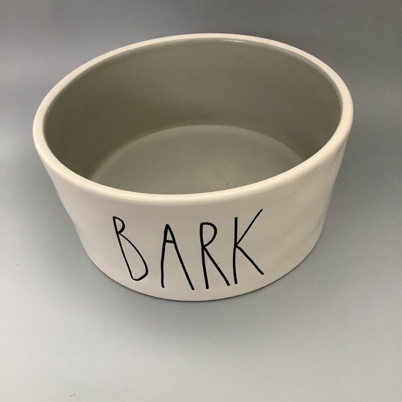 Dog Bowl Bark 6” Ceramic Rae Dunn Artisan Collection - Picture 1 of 3